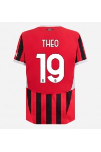 AC Milan Theo Hernandez #19 Voetbaltruitje Thuis tenue 2024-25 Korte Mouw